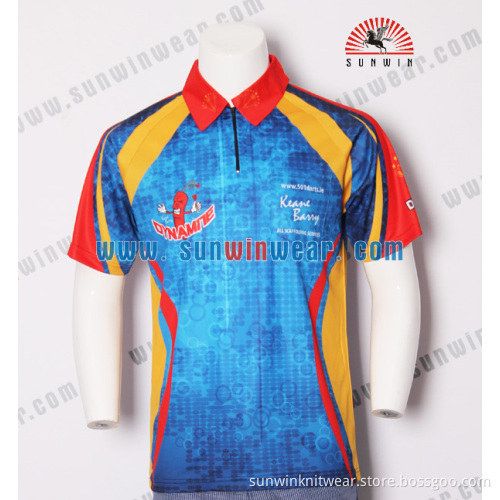 New fashion custom design dart polo t shirts with pocket